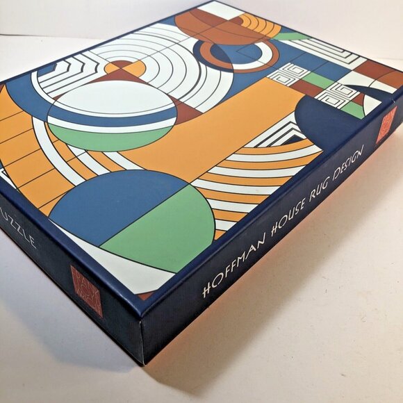 NEW Frank Lloyd Wright Hoffman House Rug Design 1000 Piece Puzzle - Picture 2 of 4
